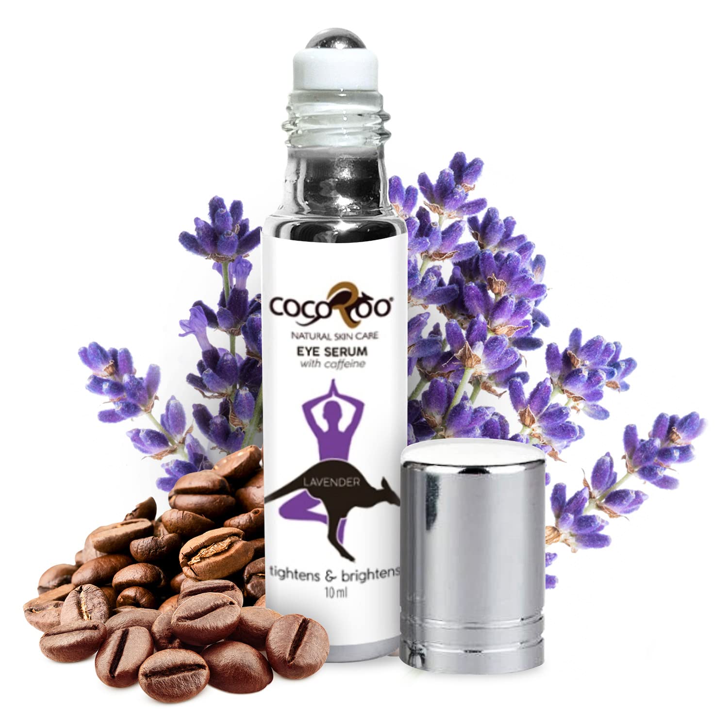 Caffeine Eye Serum Lavender CocoRoo Natural Skin Care