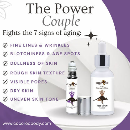 The Power Couple - Face & Eye Serum Gift Set